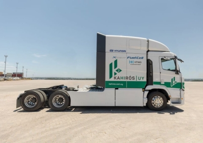 현대차 엑시언트 수소전기트럭, 우루과이 친환경 물류 구축 프로젝트 투입