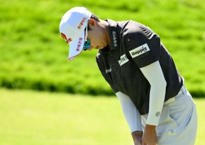 김효주, 샷 이글 9언더파 퍼펙트…'이 느낌 그대로'