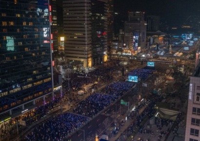 [포토] 광화문광장 가득 채운 BTS의 노래