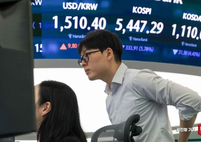 [포토] 1510원 돌파한 원달러 환율