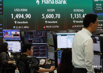 [포토] 미-이란 협상 기대감에 코스피 상승