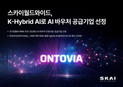 스카이월드와이드, AI 바우처 공급기업 선정…"그래프 DB로 AX 확산 본격화"