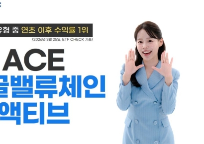 한투운용, ACE 구글밸류체인액티브 ETF 동일 유형 중 연초 이후 수익률 1위