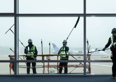 [포토] 봄맞이 대청소 나선 인천공항