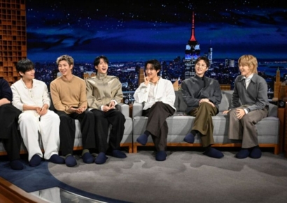 BTS, 美 '지미 팰런쇼' 출연…'사전 MC 발언' 인종차별 논란 