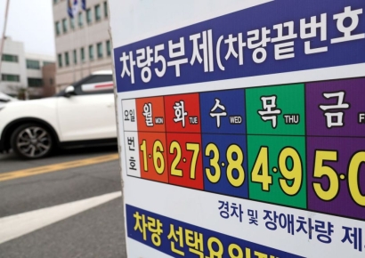 정부, 공공기관 '차량 2부제' 전면 시행…공영주차장도 5부제 적용