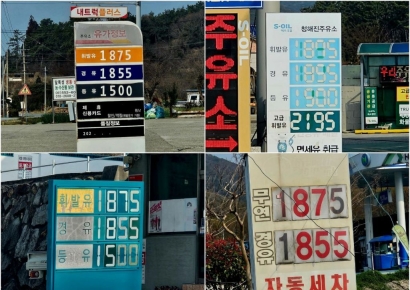 [현장]가장 비싼 완도 기름값, '1원까지 일치' 담합 의혹에도 뒷짐