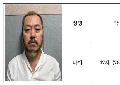 '필리핀 마약왕' 박왕열 신상공개…이름·나이·머그샷 게시