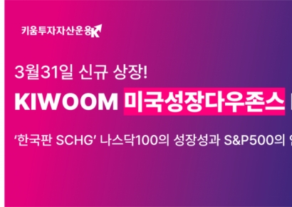 키움운용, KIWOOM 미국성장다우존스 ETF 31일 상장