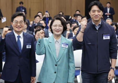 與 경기지사 본경선 토론…김동연·한준호, 추미애 겨냥 정책 송곳 검증 