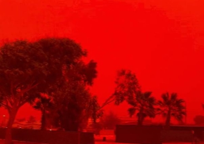 "필터 낀 줄…종말 온 것 같다" 새빨갛게 물든 호주 하늘, 무슨 일