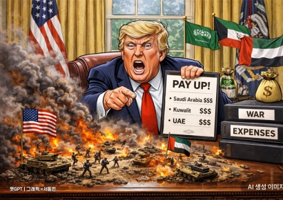 '전쟁 비용 아랍국가들이 치르나'…백악관 "트럼프, 비용 요청 관심"