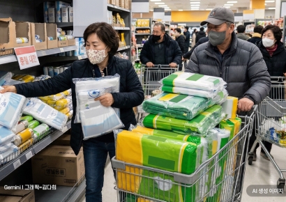 "보이는 대로 쓸어가더라" 전쟁 장기화 조짐에 다이소서도 품절대란 난 '이것' 정체