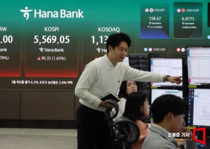 [포토] 트럼프 대국민연설 앞둔 국내 증시는