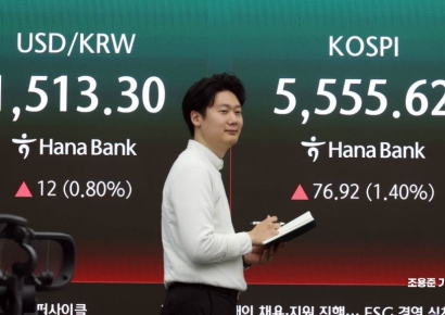 [포토] 원/달러 환율, 코스피 동반 상승