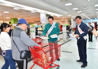 “필요한 만큼만”, 종량제봉투 사재기 막는다… 울주군 현장점검·캠페인 전개