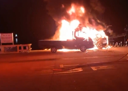 "쾅" 폭발에 바다 추락… 완도 앞바다 덮친 '보조배터리' 화재