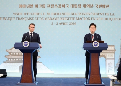 韓·佛 22년 만에 '글로벌 전략적 동반자' 관계로 격상…"호르무즈 수송로 확보 협력" (종합)