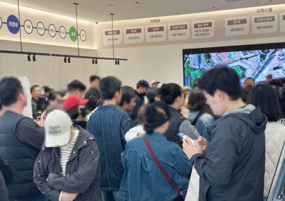 견본주택 인파 몰린 ‘의정부역 센트럴 아이파크’