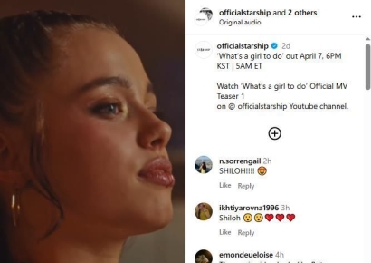 '졸리·피트 딸' 샤일로, K팝 뮤직비디오 등장…댄서로 출연