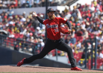 '올러 7이닝 무실점 완벽투' KIA, NC 꺾고 4연패 탈출