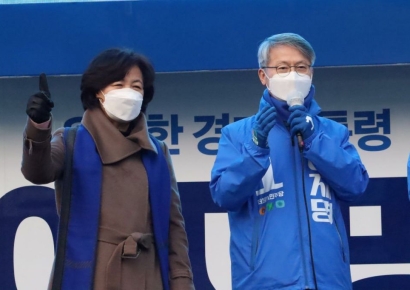 [6·3선거]“추미애 선배님, 멋집니다”…민형배, ‘윤석열 탄핵’ 인연 소환