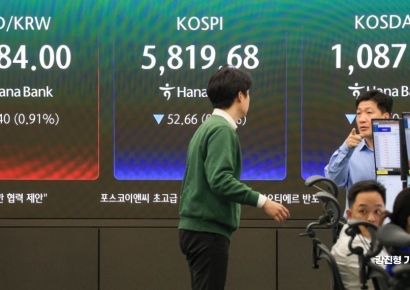 [포토] 하락 출발한 코스피