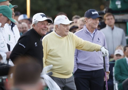 [골프포토]골프 전설들이 오거스타에 뭉쳤다