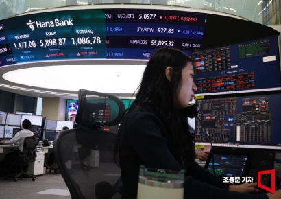 [포토] 원/달러 환율 하락, 코스피 상승 출발