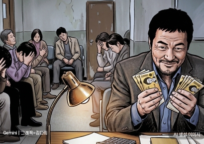 "이자율 1만8250%" 불법 사금융 일당 8명 송치