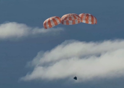 아르테미스 2호, 샌디에이고 인근 해상에 착수