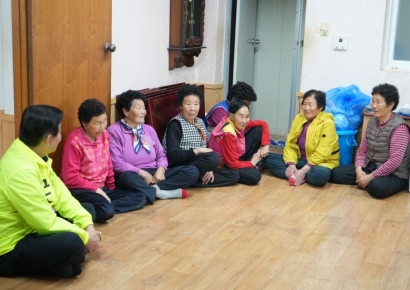 [6·3 선거]김신 완도군수 예비후보, 노화·보길 찾아 '주민 소통'
