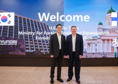 현대건설, 핀란드 사절단과 에너지 인프라 협력방안 논의