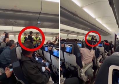 "가볍게 만졌을 뿐" 황당 주장…기내서 성추행으로 쫓겨난 中승객, 해명 보니