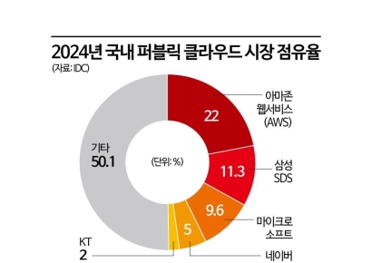 삼성SDS, 국내 클라우드 업계 2위 도약…AI 붐에 시장 성장세 ↑