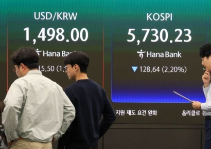 [포토] 코스피-코스닥 동반 하락 출발