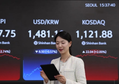 코스피, 기관·외국인 쌍끌이 매수에 2%대 강세…5960선 마감