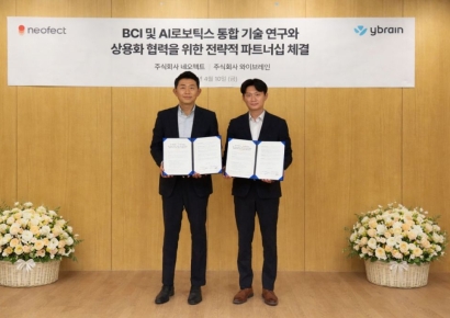 다이나믹솔루션-와이브레인, BCI·AI로보틱스 상용화 위한 전략적 파트너십 체결