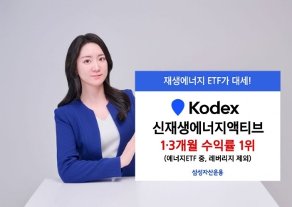 삼성운용 'KODEX 신재생에너지액티브', 에너지 ETF 중 1·3개월 수익률 1위