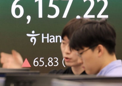 코스피, 장중 6200선 돌파…코스닥도 상승