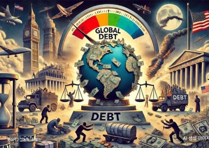 韓 부채 콕 집어 경고한 IMF…"3년뒤 전세계 2차대전 수준 빚더미"