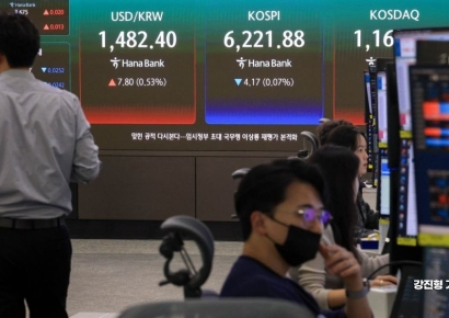 [포토] 코스피, 상승 출발 후 하락 전환