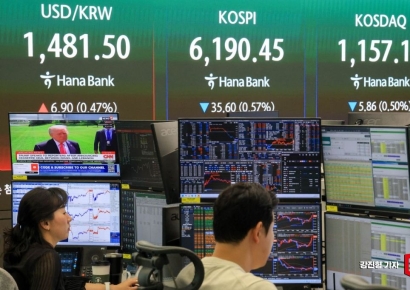 [포토] 코스피, 장초반 약보합세