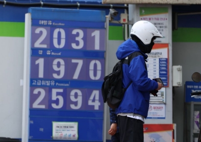 전국 평균 휘발윳값 3년 9개월 만에 2000원 돌파