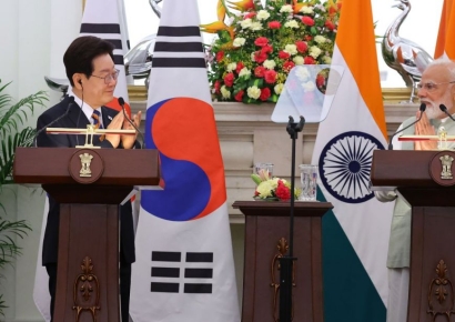 李대통령 "나프타 등 핵심 원자재 협력"…모디 "공급망 협력 강화" (종합)
