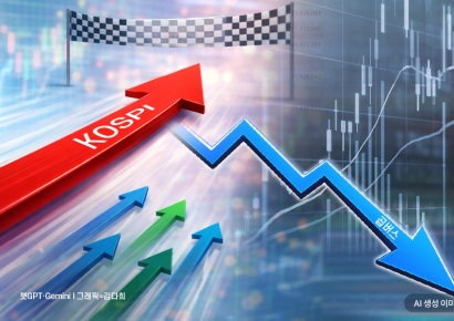 한 달간 '1403억원 순매수' 개미들…코스피는 불기둥, '껌값' 곱버스에 곡소리