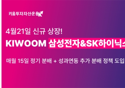 키움운용, '삼성전자&SK하이닉스채권혼합50' ETF 신규상장