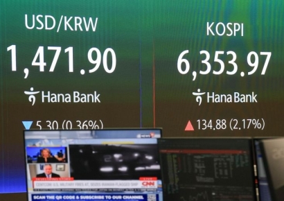 [포토] 6350선 돌파한 코스피