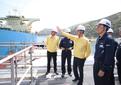 “비축유가 흔들림을 막는다”… 한국석유공사 손주석 사장, 스와프 ‘현장 점검’