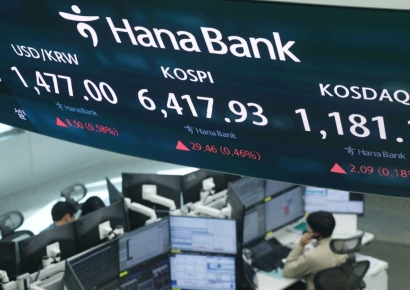 코스피, 하루 만에 사상 최고치 경신…6417.93 마감